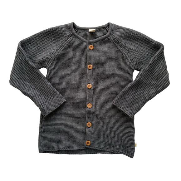 Hallmark Baby Gray Knit Cardigan Sweater Size 4T - Picture 1 of 6